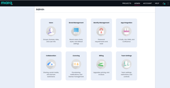Admin panel overview