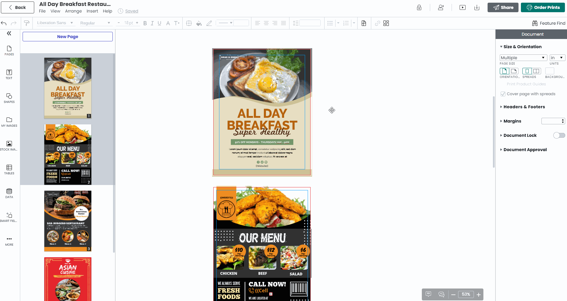 Dynamic resize