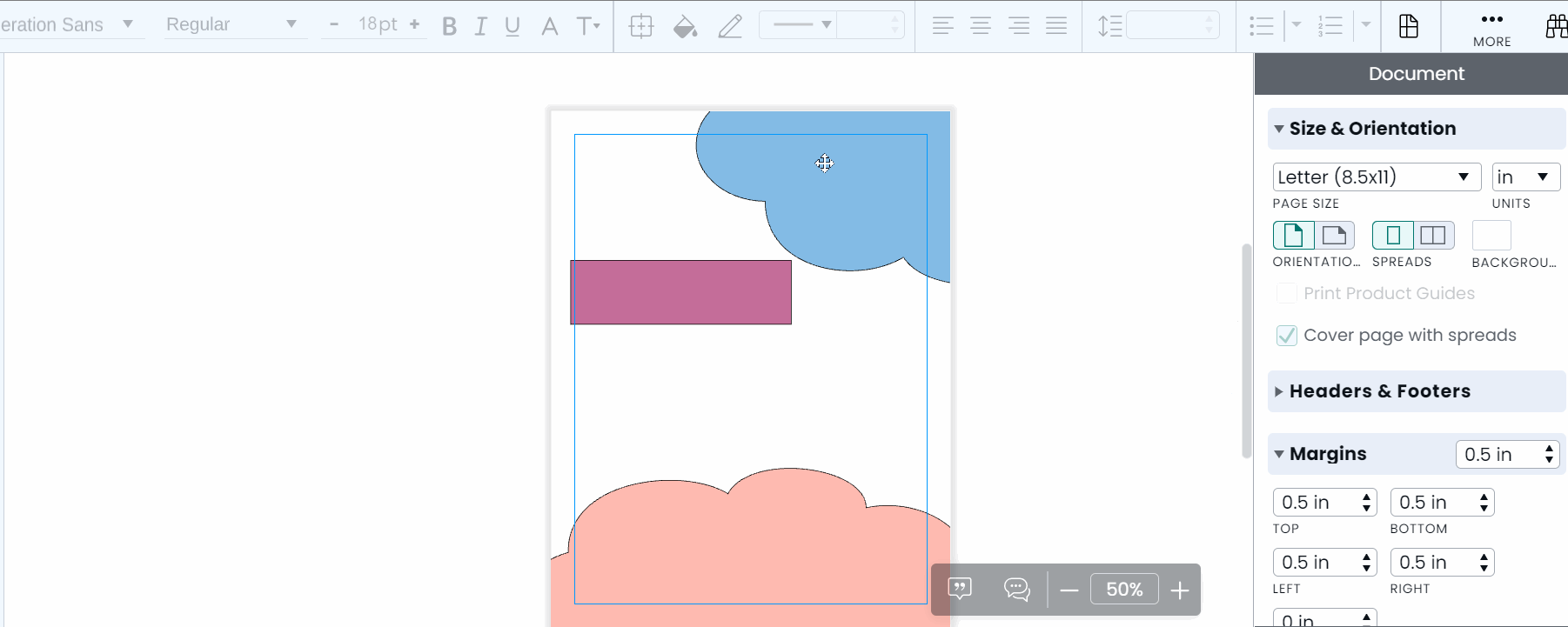 Fill color opacity